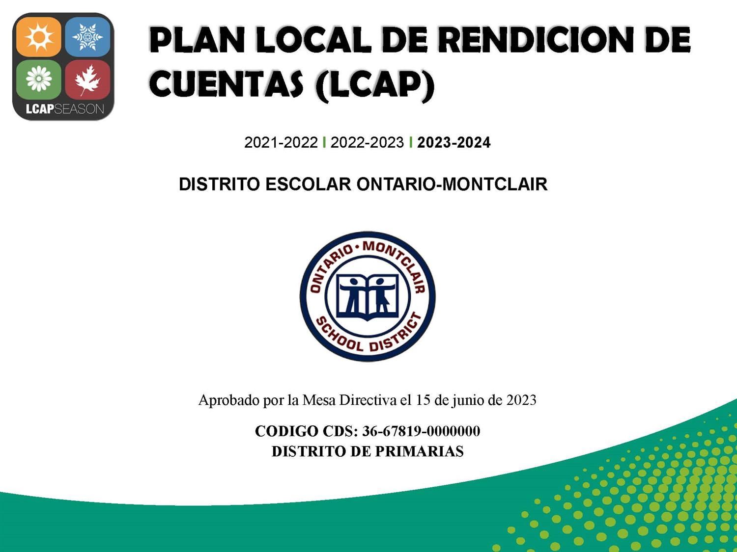 PLAN LOCAL DE RENDICION DE CUENTAS (LCAP)
